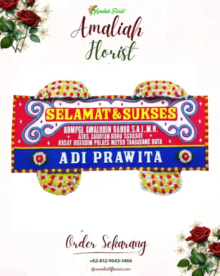 Papan Bunga Ucapan Selamat Pulotondo